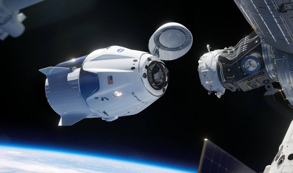 Первый запуск на орбиту космического корабля Crew Dragon с пилотами на борту