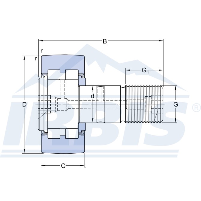 KR 32 B (SKF) Опорный ролик